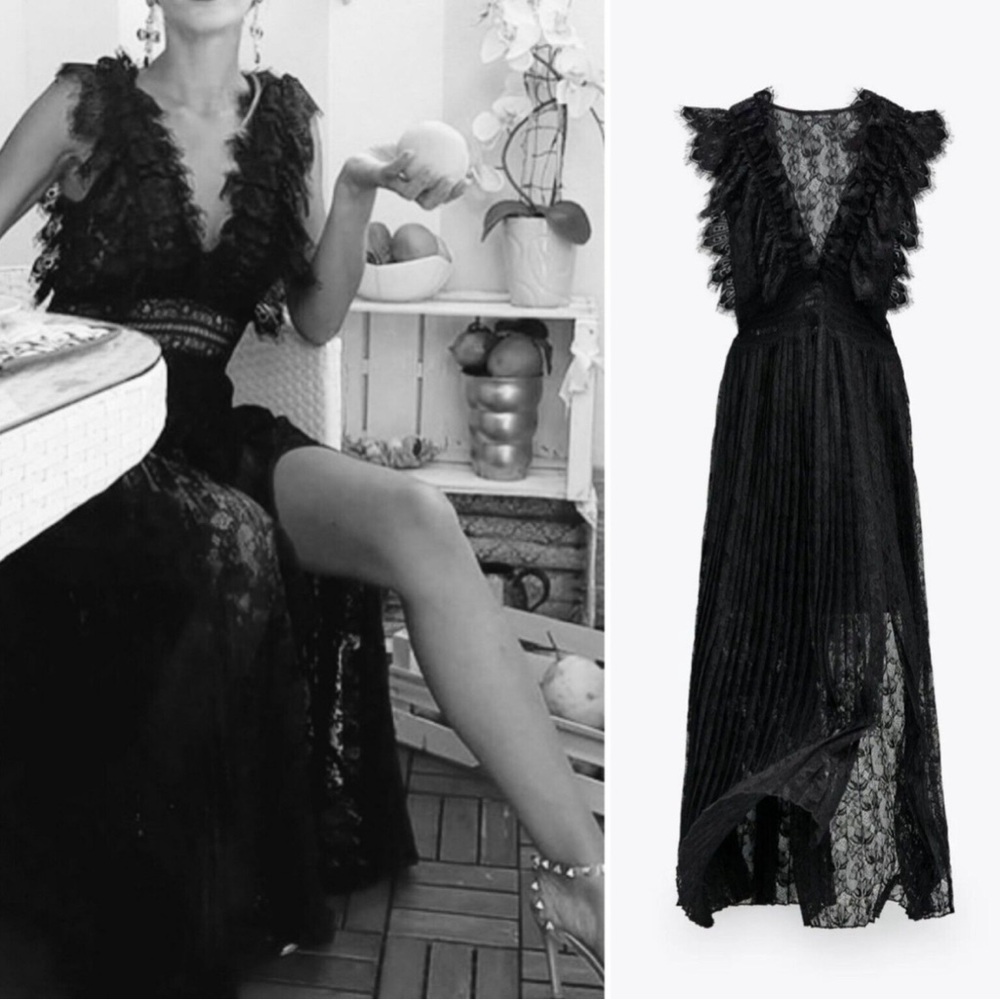 Zara lace long dress